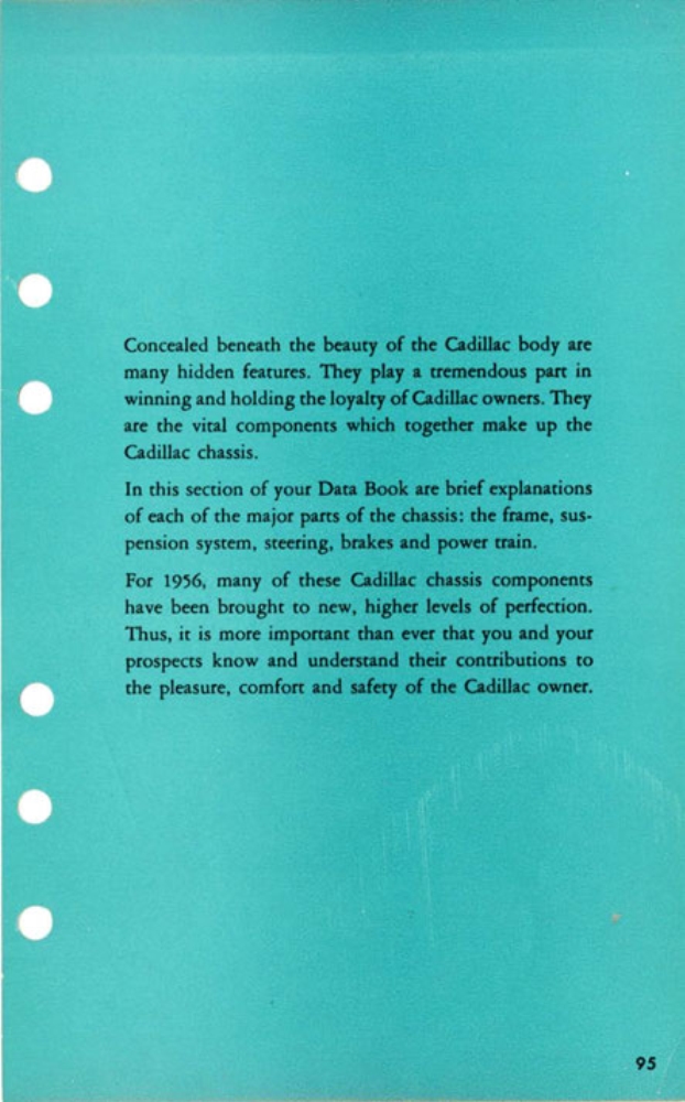 1956 Cadillac Salesmans Data Book Page 130